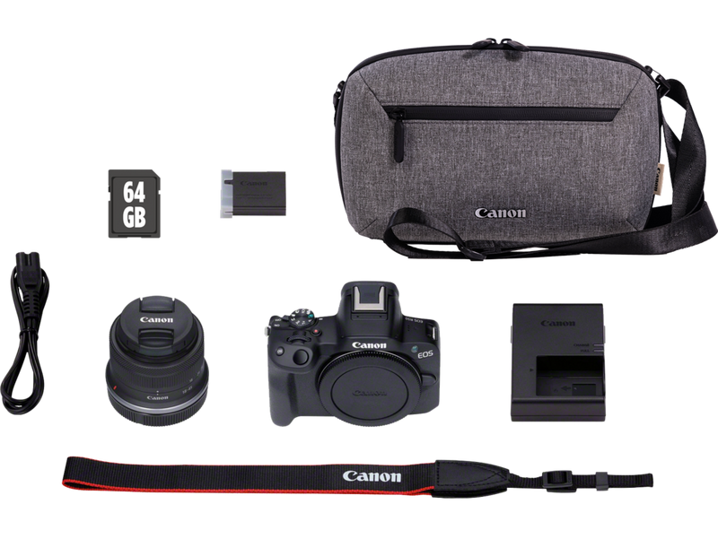 Buy Canon EOS R50 Mirrorless Camera, Black + RF-S 18-45mm F4.5-6.3